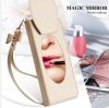 FYY Futerał Wallet Case ze smyczką i lusterkiem- SAMSUNG GALAXY S7 (G930) fioletowy