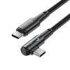 TECH-PROTECT ULTRABOOST ”L” TYPE-C CABLE 60W/6A 200CM GREY