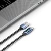 TECH-PROTECT ULTRABOOST LED TYPE-C KABEL  66W/6A 100CM BLUE