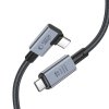 TECH-PROTECT ULTRABOOST MAX ”L” USB 4.0 8K 40GBPS TYPE-C KABEL  PD240W 150CM GREY