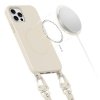 ETUI TECH-PROTECT  MAGNECKLACE MAGSAFE IPHONE 12 / 12 PRO COSMIC LATTE