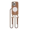 ETUI TECH-PROTECT  MAGNECKLACE MAGSAFE IPHONE 14 PRO CHOCOLATE BROWN