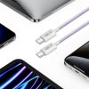 TECH-PROTECT ULTRABOOST LITE TYPE-C KABEL  PD60W/3A 100CM MAUVE