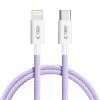 TECH-PROTECT ULTRABOOST LITE LIGHTNING KABEL  PD27W/3A 100CM MAUVE