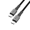 TECH-PROTECT ULTRABOOST DNA TYPE-C KABEL  PD100W/5A 50CM IRON GREY