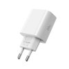 TECH-PROTECT NC20W 1-PORT ŁADOWARKA SIECIOWA  PD20W + KABEL TYP-C  WHITE