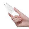 TECH-PROTECT NC20W 1-PORT ŁADOWARKA SIECIOWA  PD20W + KABEL TYP-C  WHITE