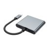 TECH-PROTECT HB08 HUB ADAPTER 4IN1 TYPE-C + USB2.0 + 2 x HDMI 4K 60HZ SPACE GREY