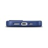 iCarer Case Leather pokrowiec etui z naturalnej skóry do iPhone 14 niebieski (WMI14220705-BU) (kompatybilne z MagSafe)