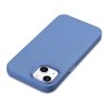 iCarer Litchi Premium Leather Case skórzane etui iPhone 14 Plus magnetyczne z MagSafe jasnoniebieski (WMI14220711-LB)