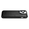 iCarer Leather Oil Wax etui iPhone 14 Pro Max skórzany pokrowiec czarne (WMI14220720-BK)