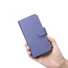 iCarer Wallet Case 2in1 etui iPhone 14 skórzany pokrowiec z klapką Anti-RFID jasnofioletowy (WMI14220725-LP)
