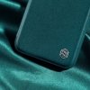 Nillkin Qin Cloth Pro Case etui do iPhone 14 Plus osłona na aparat kabura pokrowiec obudowa z klapką niebieski