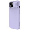 Nillkin CamShield Magnetic Silicone Case etui iPhone 14 Plus magnetyczny MagSafe pokrowiec z osłoną na aparat fioletowy