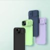 Nillkin CamShield Silky Silicone Case etui iPhone 14 pokrowiec z osłoną na aparat zielony