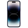 Nillkin CamShield Silky Silicone Case etui iPhone 14 Pro pokrowiec z osłoną na aparat niebieski