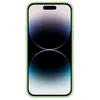 Nillkin CamShield Silky Silicone Case etui iPhone 14 Pro pokrowiec z osłoną na aparat zielony