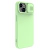 Nillkin CamShield Silky Silicone Case etui iPhone 14 Plus pokrowiec z osłoną na aparat zielony