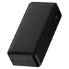 Baseus Bipow powerbank z wyświetlaczem 30000mAh 15W czarny (Overseas Edition) + kabel USB-A - Micro USB 0.25m czarny (PPBD050201