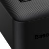 Baseus Bipow powerbank z wyświetlaczem 30000mAh 15W czarny (Overseas Edition) + kabel USB-A - Micro USB 0.25m czarny (PPBD050201