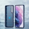 Carbon Case etui Samsung Galaxy S23+ elastyczny silikonowy karbonowy pokrowiec niebieskie