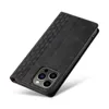 Magnet Strap Case etui Samsung Galaxy S23 Ultra pokrowiec z klapką portfel mini smycz podstawka czarne