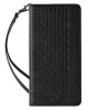 Magnet Strap Case etui Samsung Galaxy S23 Ultra pokrowiec z klapką portfel mini smycz podstawka czarne