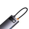 Baseus StarJoy HUB 6w1 USB Typ C - 3x USB / HDMI / RJ45 (1Gbps) / USB Typ C PD szary (WKWG080013)