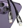 Kabel Baseus CADH000101 Lightning - USB-C PD 20W 480Mb/s 2m - czarny