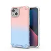 Ombre Protect Case etui do iPhone 13 pancerny pokrowiec różowo-niebieskie