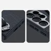 Nillkin Strap Case etui do Samsung Galaxy S23 Ultra pancerny pokrowiec z paskiem na rękę niebieskie