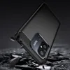 Carbon Case etui do Xiaomi Redmi 11A / Poco C55 / Redmi 12C elastyczny silikonowy karbonowy pokrowiec czarne