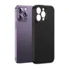 Pancerne etui iPhone 14 Pro Max kompatybilne z MagSafe szkło hartowane Baseus Synthetic Fiber - czarne