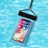 Wodoodporne etui na telefon 8,5 na basen, plażę czarny