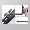 Wzmocnione etui z elastyczną ramką do iPhone 15 Pro Max Outer Space - czerwone