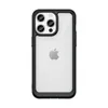 Wzmocnione etui z elastyczną ramką do iPhone 15 Pro Max Outer Space - czarne