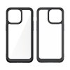 Wzmocnione etui z elastyczną ramką do iPhone 15 Pro Outer Space - czerwone