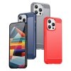 Elastyczne etui wzór karbon do iPhone 15 Pro Max Carbon Case - niebieskie