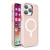 Magnetyczne etui z MagSafe Color Matte Case do iPhone 14 Plus - różowe