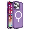 Magnetyczne etui z MagSafe Color Matte Case do iPhone 15 - fioletowe