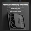 Etui Nillkin CamShield Pro pancerne z osłona na aparat do Samsung Galaxy S24 Ultra - czarne