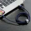 Kabel Baseus Cafule USB-A / Lightning 2.4A QC 3.0 1 m - niebiesko-złoty