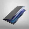 Etui New Sleep View Case z klapką i podstawką na Samsung Galaxy A35 - niebieskie