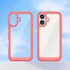Etui Outer Space Case z żelową ramką do iPhone 16 Plus - czerwone