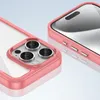 Etui Outer Space Case z żelową ramką do iPhone 16 Pro Max - czerwone