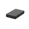 Powerbank Wozinsky WLWP-10KA0Y3S 22,5W PD Qi2 10000 mAh, z podstawką, 1x USB-A, 1x USB-C - czarny