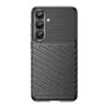 Thunder Case etui do Samsung Galaxy S25+ silikonowy pancerny pokrowiec - czarne