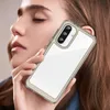 Etui Outer Space Case do Samsung Galaxy A26 pokrowiec z elastyczną ramką  - półprzezroczyste, czarne