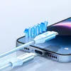 Kabel Orico CDX 100W 5A Power Delivery USB-C - USB-C 1m - niebieski
