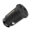 Baseus Grain Car Charger mini ładowarka samochodowa 2x USB 3.1A czarny (CCALL-ML01)